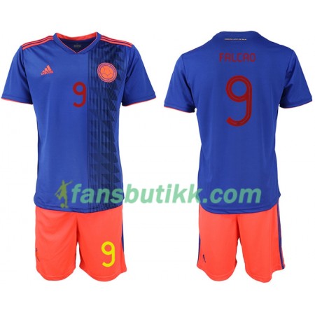 Fotballdrakt Colombia FALCAO 9 Barn Bortetrøye Copa América 2019 Kortermet